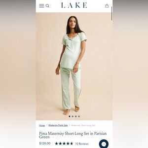 Lake Maternity Pajamas